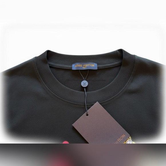 Louis Vuitton Black Monogram Cartoon Graphic Tee Size Large - Picture 3 of 4